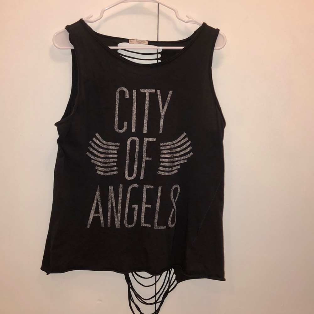 City of Angels open back muscle tee